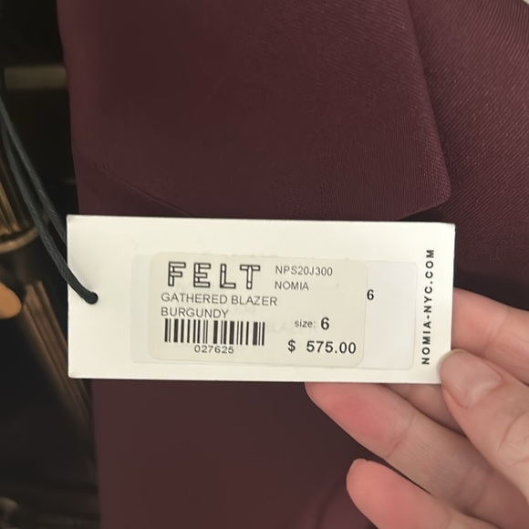 NWT NOMIA (NYC) cinch blazer - Picture 7 of 9
